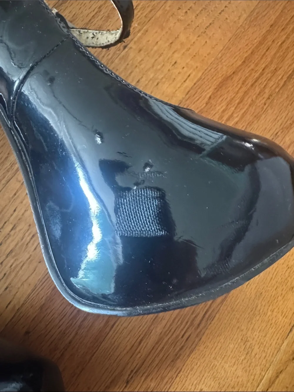 Pleaser Bordello Teeze-07 Black Patent Mary Jane Pumps Heels Size 8